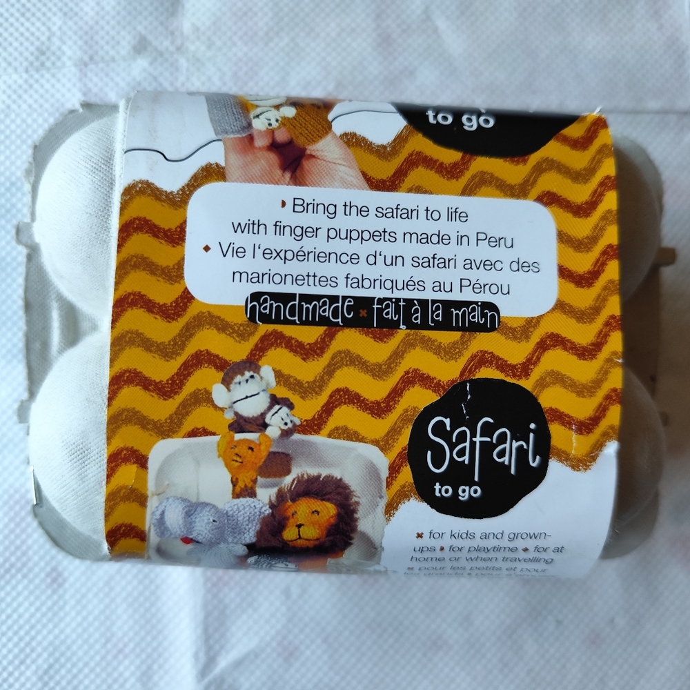 3/$20💗 "Safari to go" finger puppets set of 5